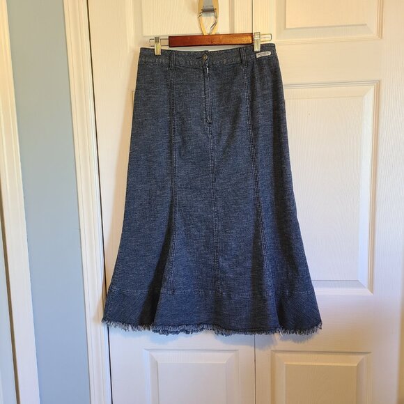 SIMON CHANG jean skirt - Picture 8 of 9
